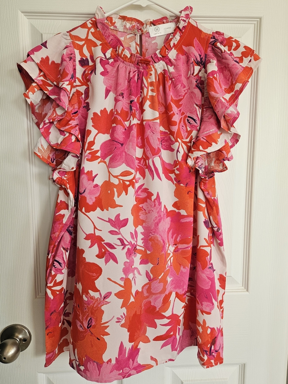 Floral Sleeveless Blouse